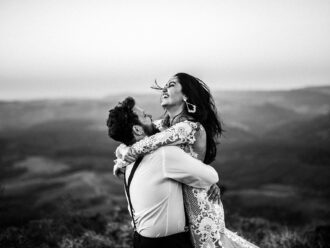 B&W Wedding